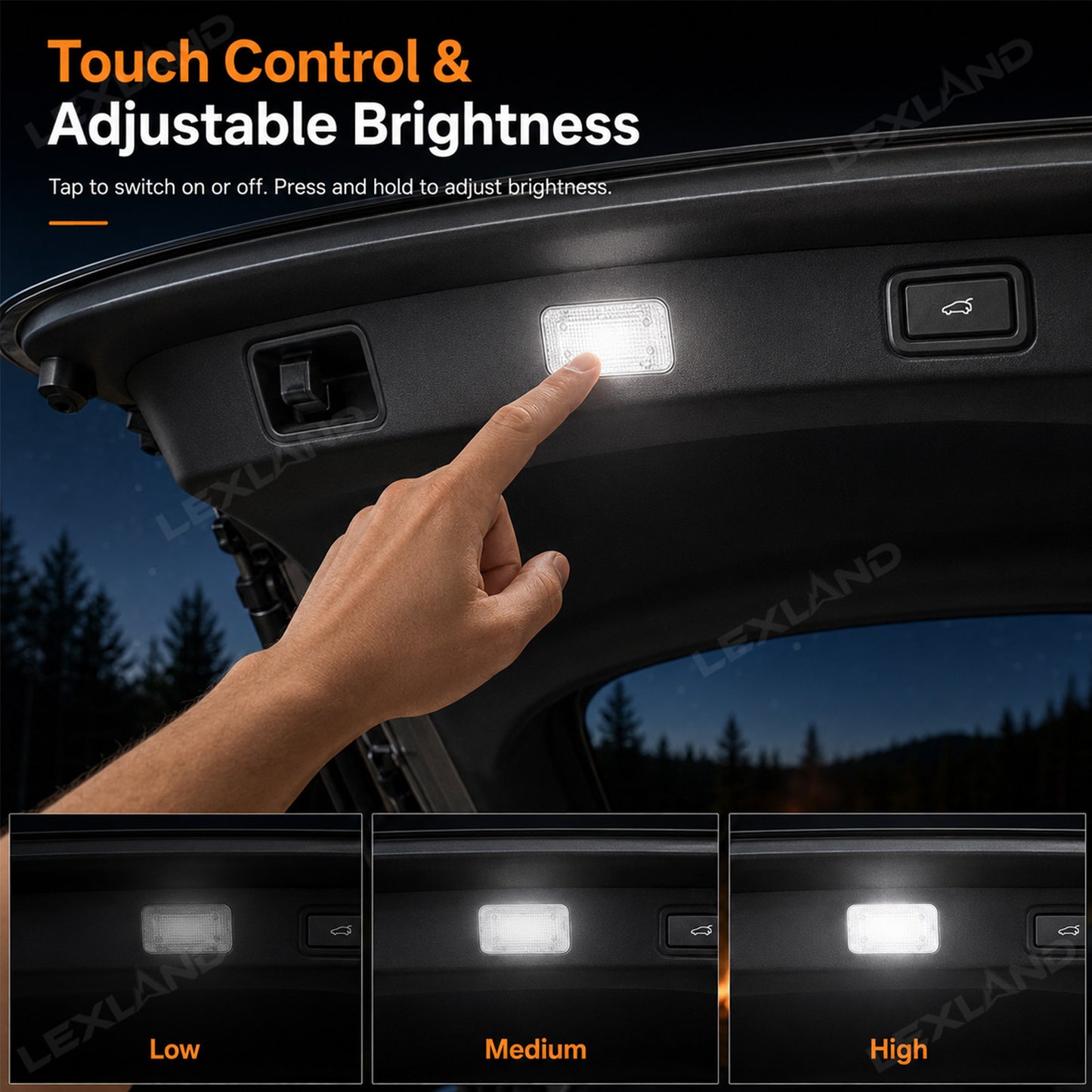 RAV4 Trunk Camping Light LED Cargo Lamps Trunk Ceiling Lighting For Toyota