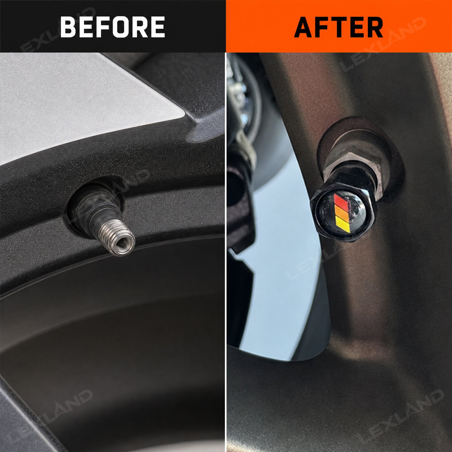 Tacoma/ 4Runner/ Tundra Tire Valve Stem Caps Cover Aluminum Alloy Dust Caps for Toyota