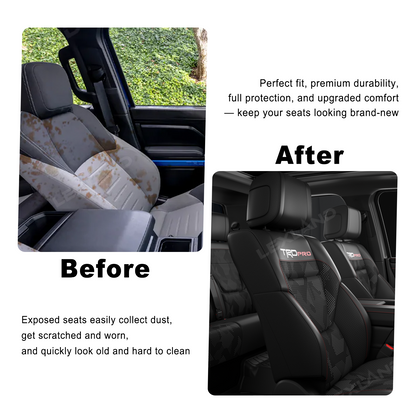 Tundra Seat Covers Camo Seat Protector with TRD PRO Logo for Toyota