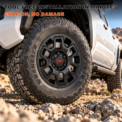 Tacoma TRD Off Road Wheel Rim Protector 17 Inch Rimcase Curb Rash Protection 4PCS for Toyota
