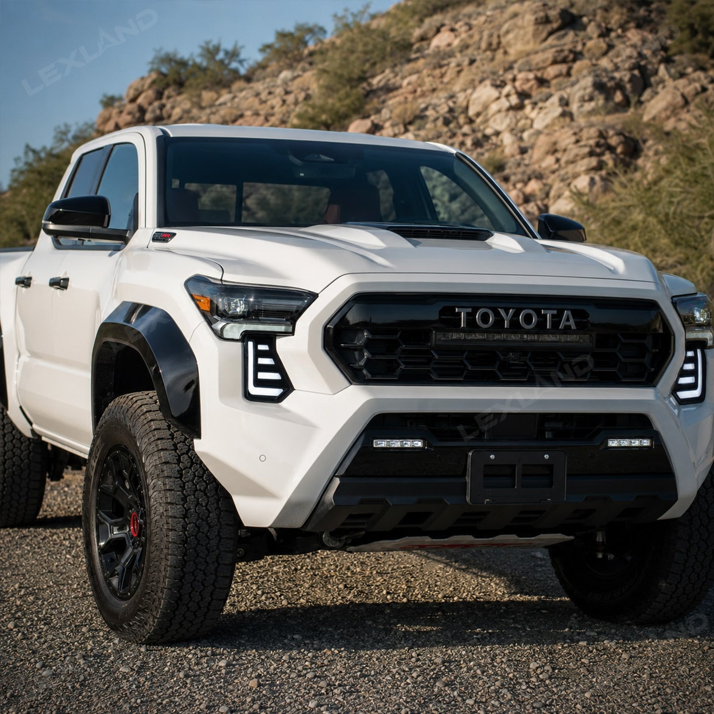 Tacoma Dual DRL Fang Lights Dynamic Daytime Running Lights with Sequential Turn Signals for Toyota
