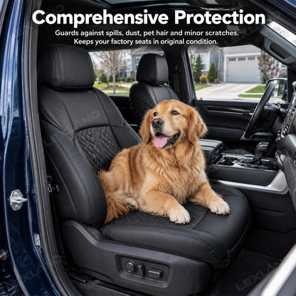 Tundra Seat Covers Diamond Pattern Seat Protectors Interior Seat Upgrade for Toyota
