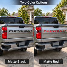 Silverado 1500 Tailgate Letters 3D Raised Tailgate Insert Overlays Rear Emblem Trim for Chevrolet