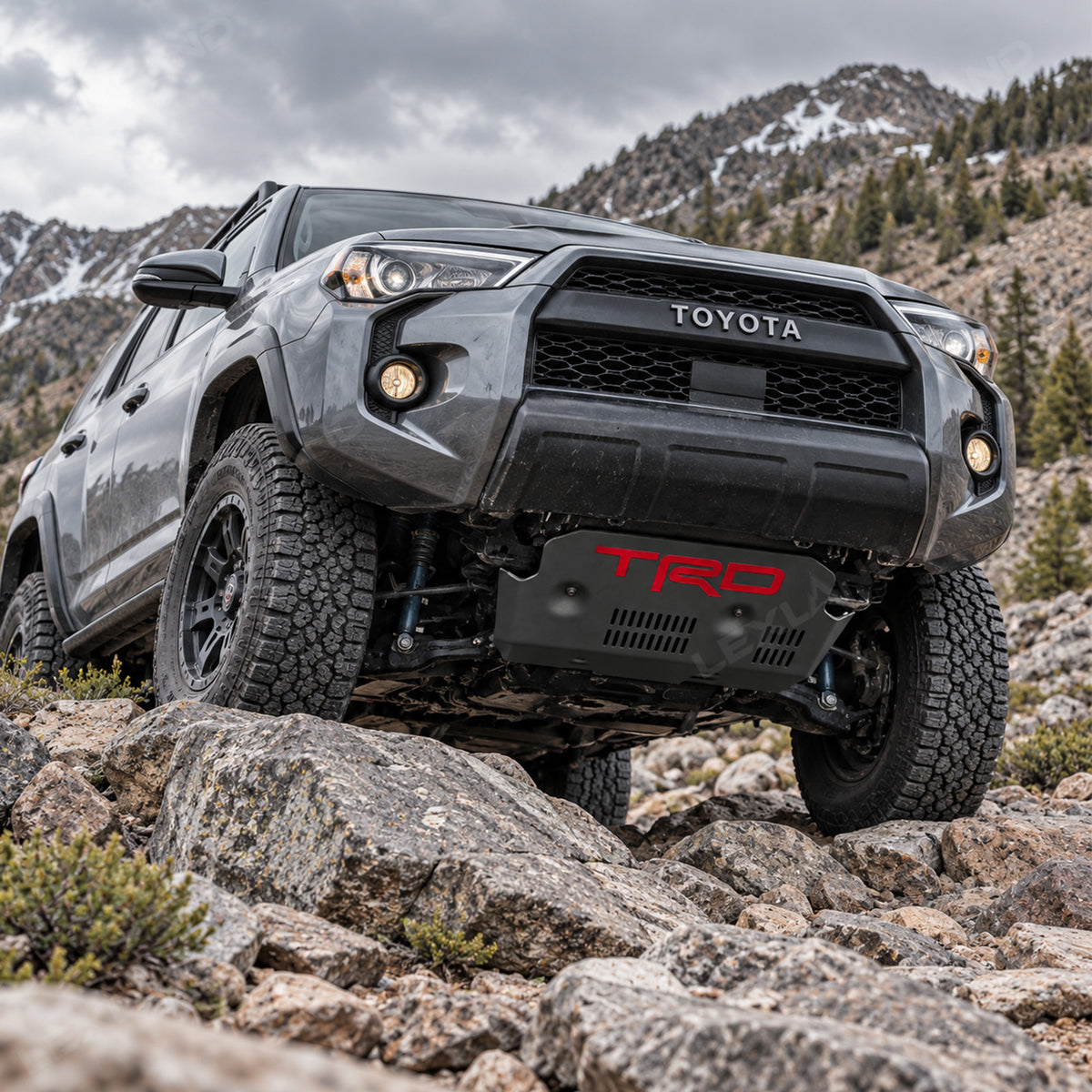 4Runner Front Engine Skid Plate Protector Guard TRD Style Underbody Off-Road Protection Plate