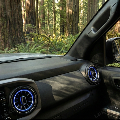 Tacoma Turbo Air AC Vents with Ambient Light RGB LED Vents Light 4PCS for Toyota