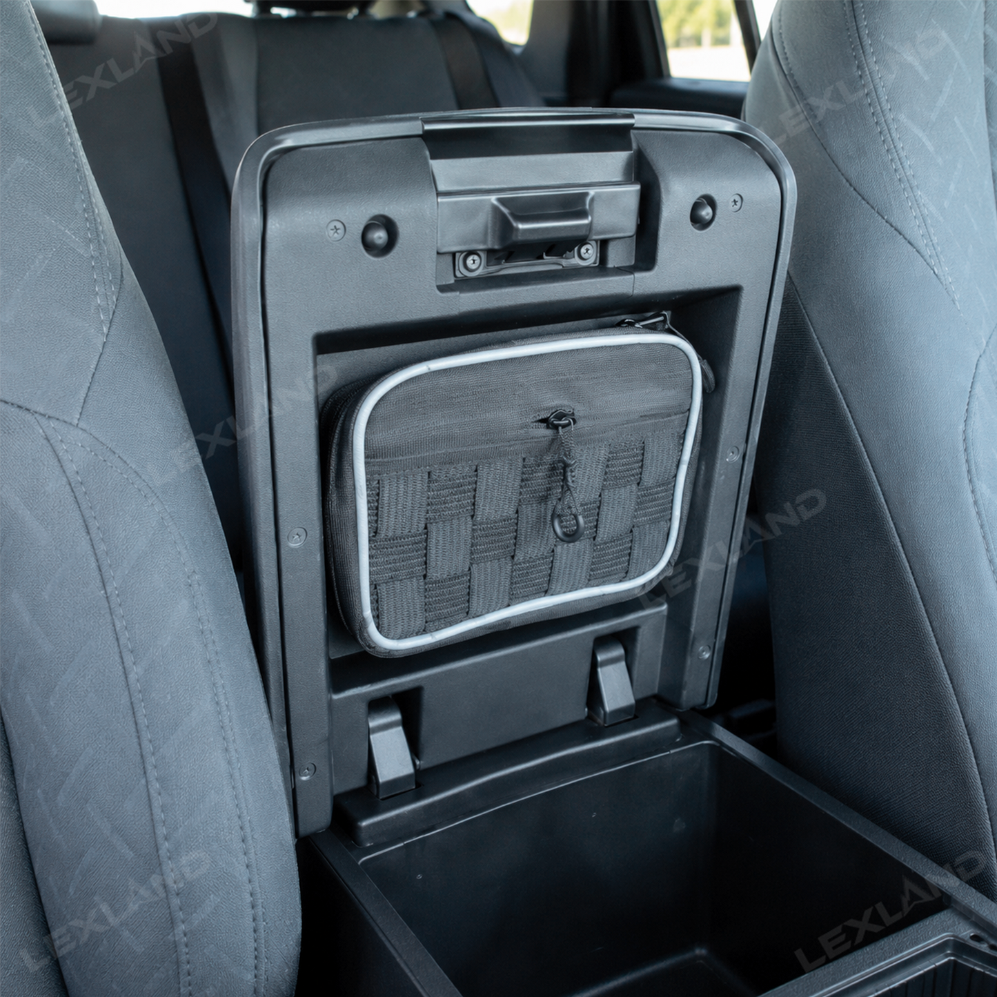 Tacoma/4Runner Center Console Organizer Armrest Hidden Bag Storage Pouch for Toyota