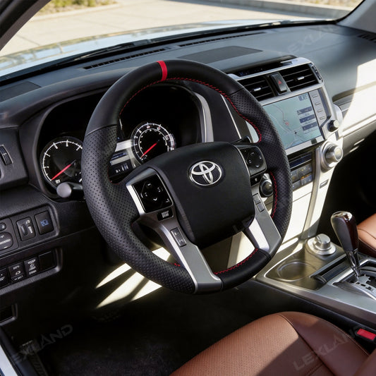 Tacoma/4Runner Steering Wheel Perforated Leather Driving Wheel for Toyota