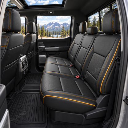 F-150 Crew Cab XL/XLT Seat Covers Custom-Fit Seat Protector Interior Seat Upgrade