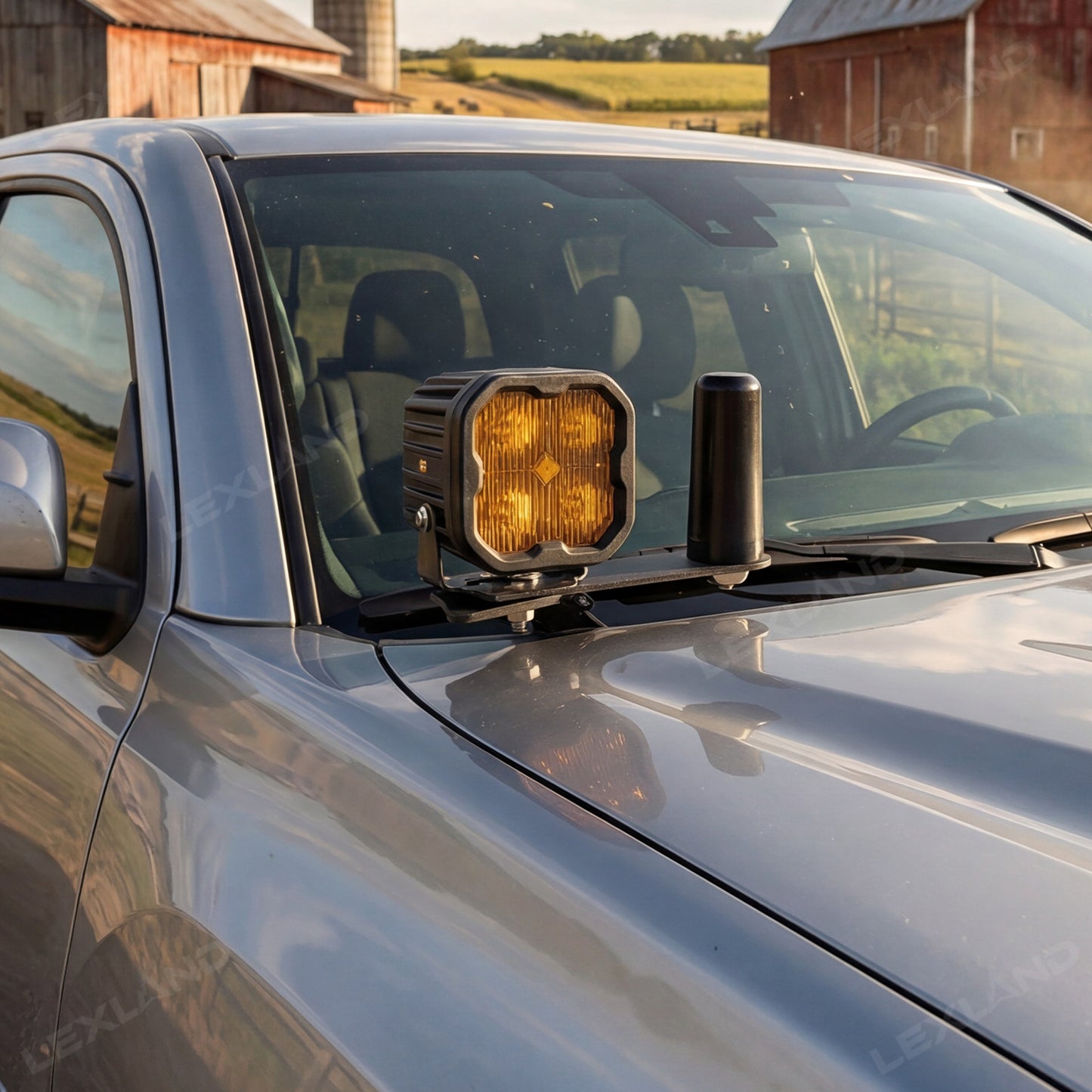 Tacoma/4Runner Ham Antenna Ditch Bracket Extension A-Pillar Antenna Mount Extension Bracket