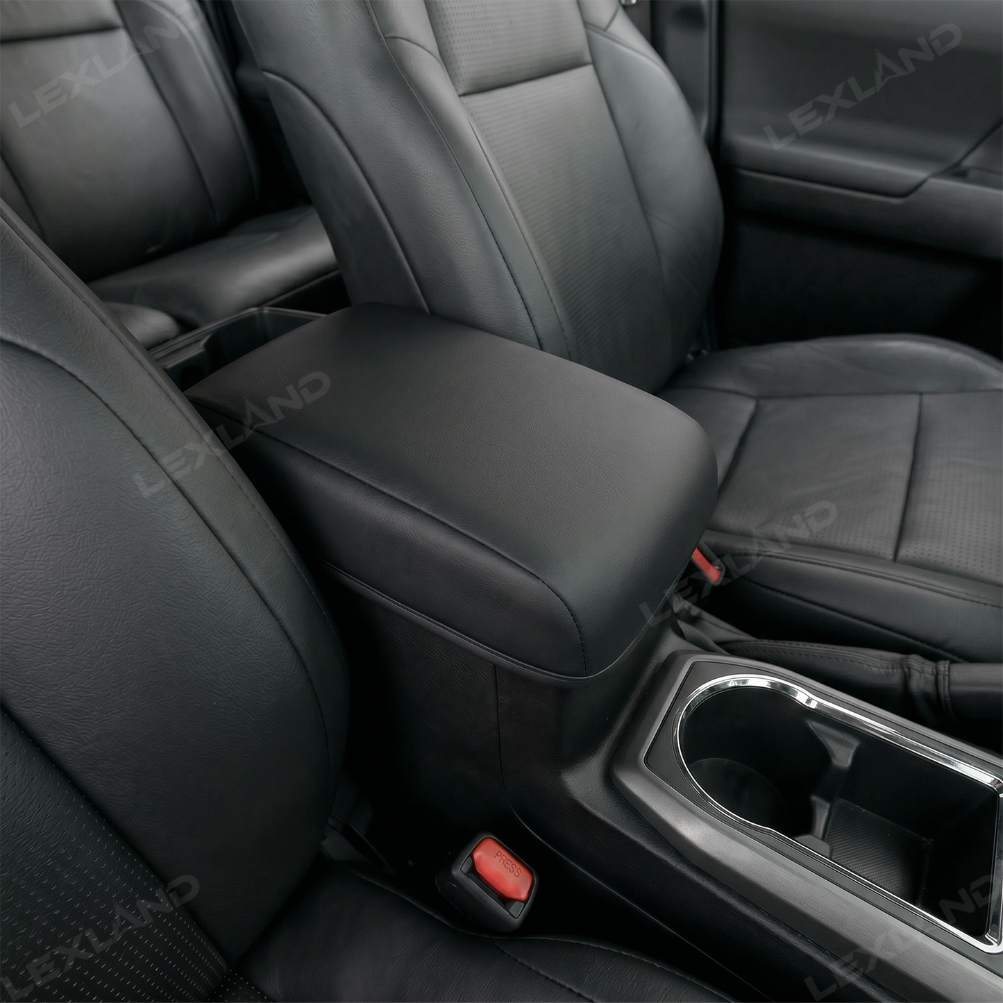 Tacoma Center Console Cover Black Armrest Covers For Toyota