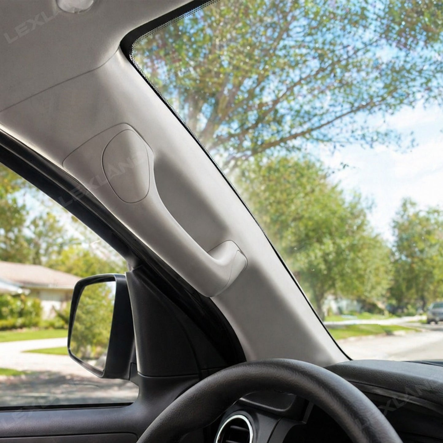 Tacoma 3rd Gen Driver Side A-Pillar Grab Handle Gray Entry Assist Handle for Truck Access & Support