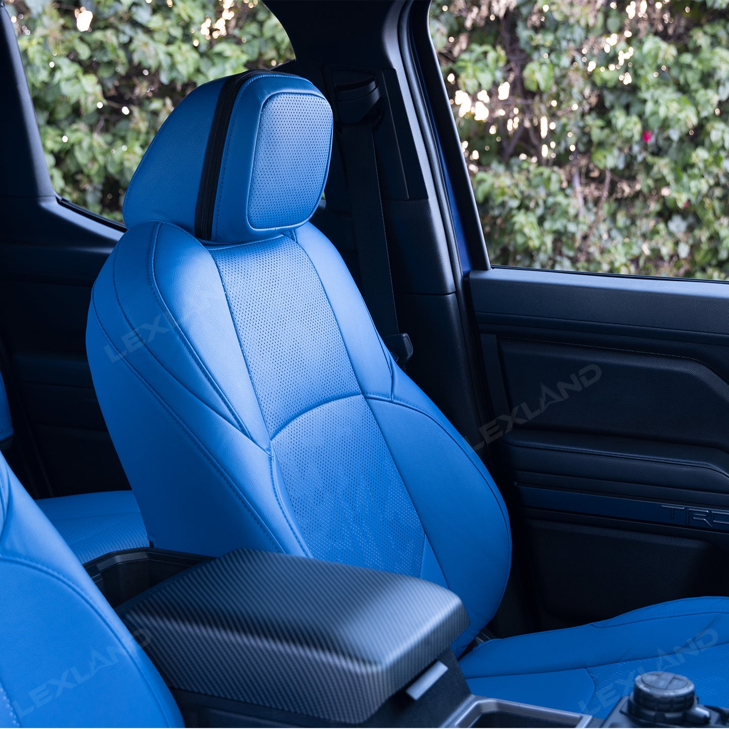4Runner Seat Covers Full Coverage Blue Camo Seat Protectors for Toyota