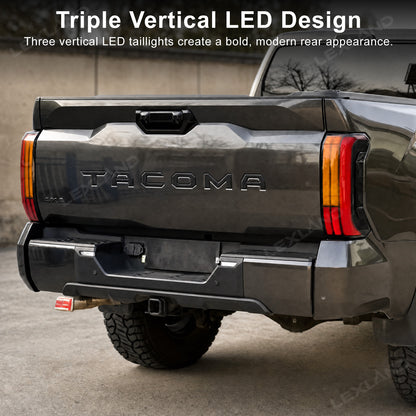 Tacoma Tail Lights Sequential LED Taillights Smoked Style Rear Lamps for Toyota