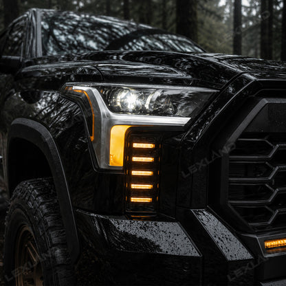 Tundra DRL Vent Lights Dynamic Daytime Running Lights Sequential Turn Signal Lighting Upgrade