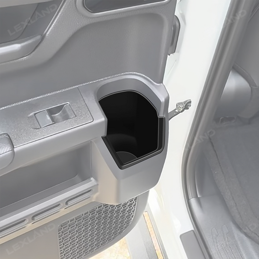 4Runner Rear Door Side Cup Holder Insert Tray Silicone Door Handle Pocket Storage Box Organizer 2PCS