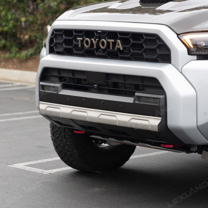 4runner Front Bumper Lower Valance Strip Stainless Steel Scratch Guard Protector - Silver Brushed Finish