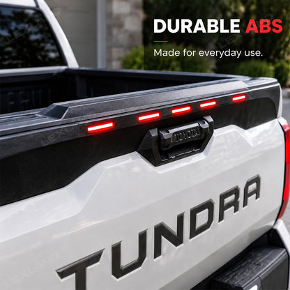 Tundra LED Tailgate Protector Tailgate Cap Rear Tailgate Guard Marker Lights for Toyota