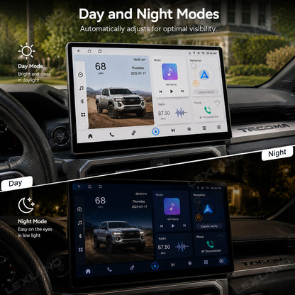 Tacoma/4Runner Head Unit with Carplay & Android Auto 15.6" Center Console Navigation Touchscreen