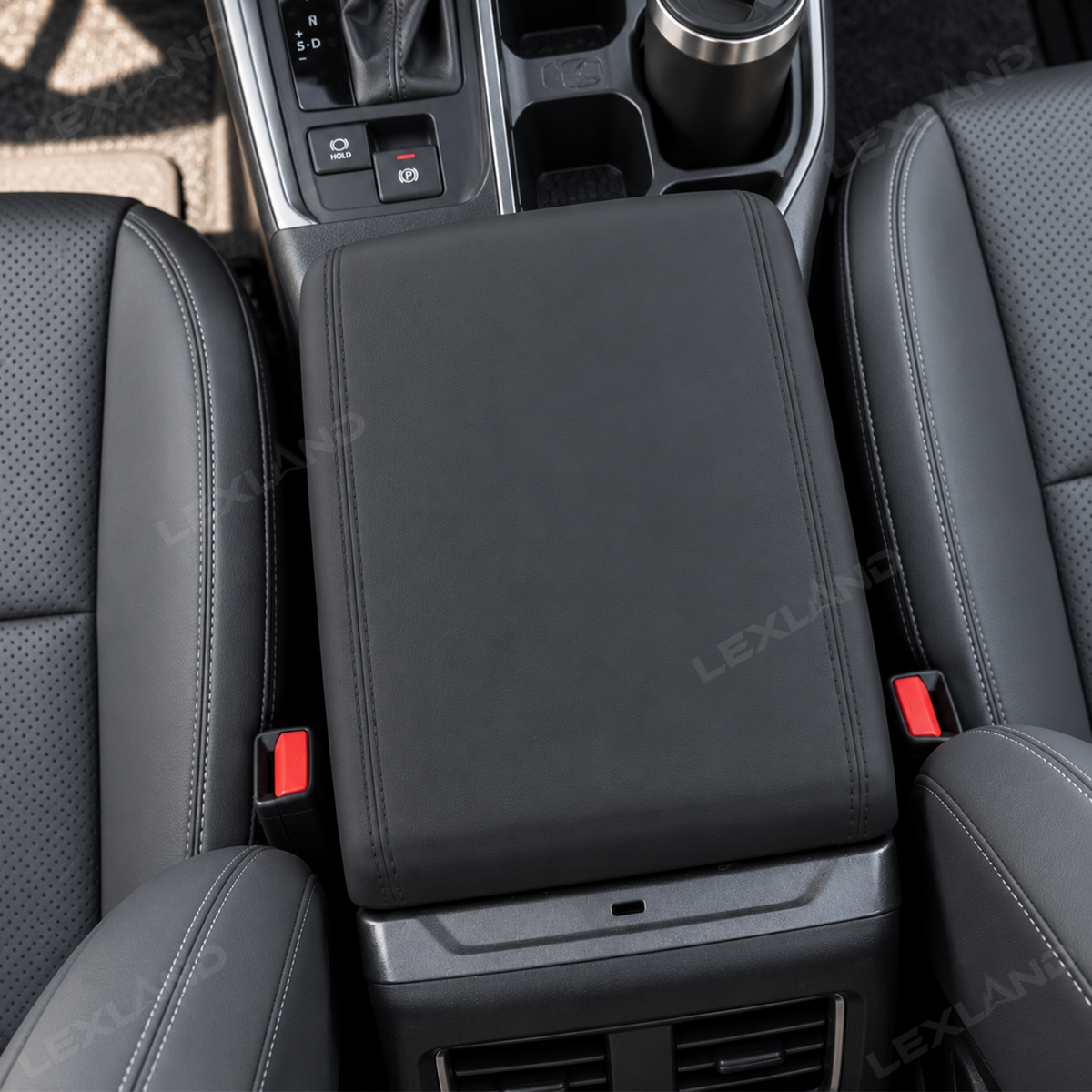 RAV4 Center Console Cover Reversible Silicone Armrest Box Cover Trim Interior Protection for Toyota