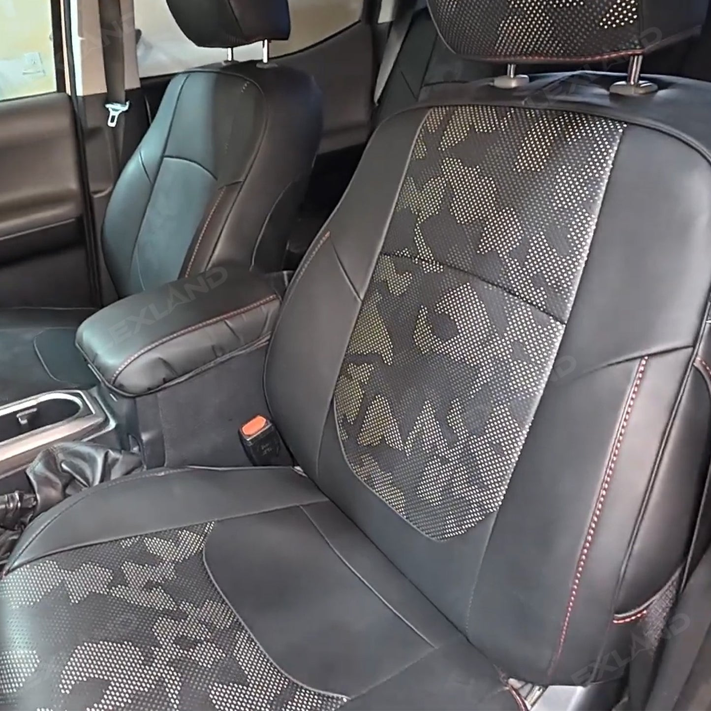 Tacoma 3rd Gen Camo Seat Covers NAPPA Leather Seat Protector for Toyota