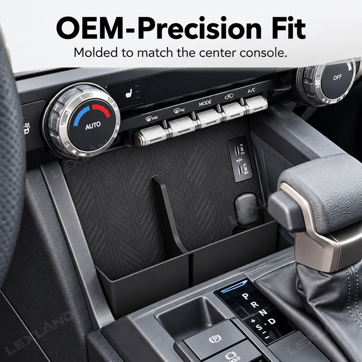 Tacoma/4Runner Center Console Wireless Charging Mat Silicone Wireless Charging Pad 2.0 for Toyota