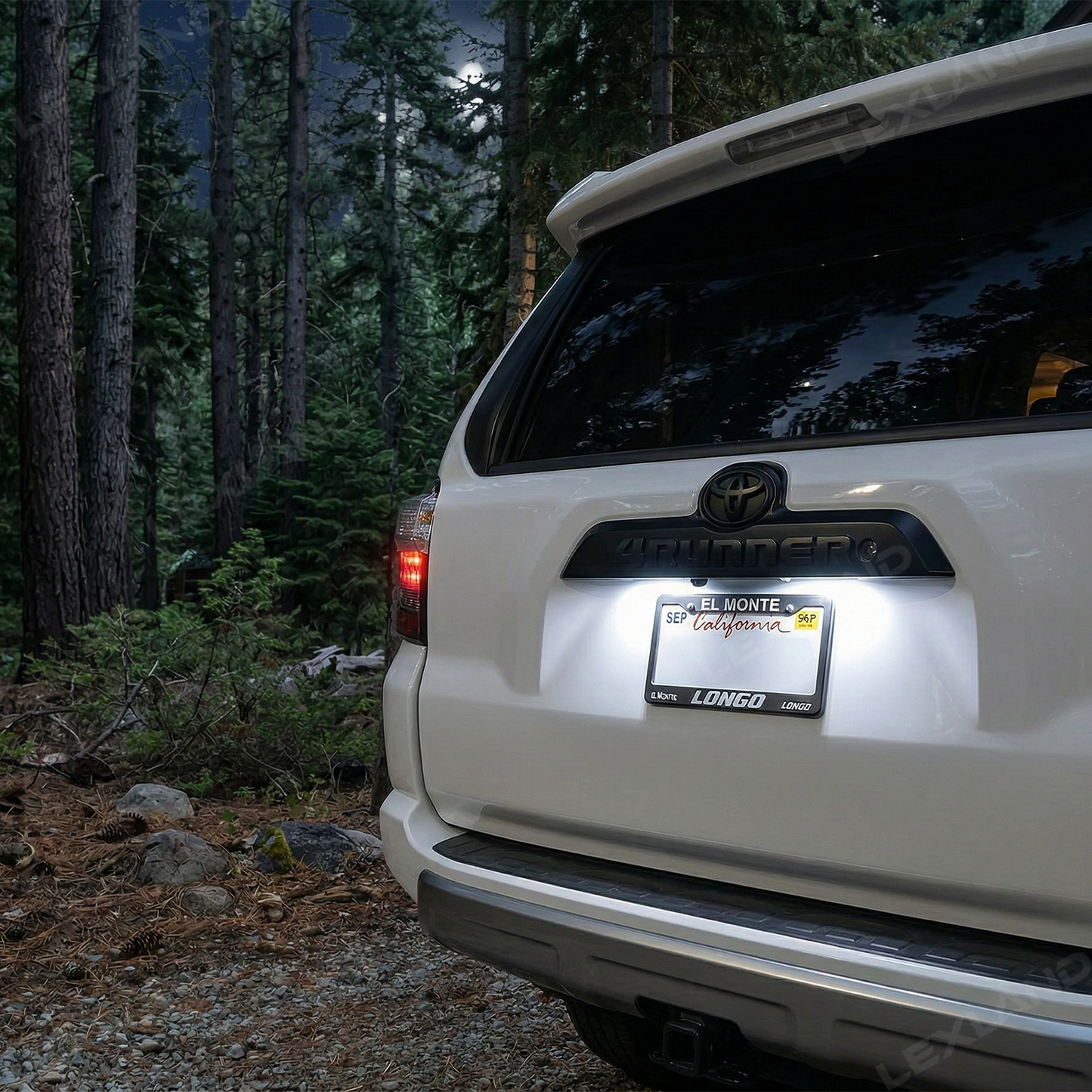 4Runner LED License Plate Light White License Plate Lamp for Toyota