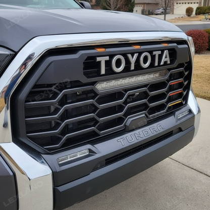Tundra Heritage Grille TRI-Color Line Inserts Grille Decorative Overlays Grille Tri Bar Decals for Toyota
