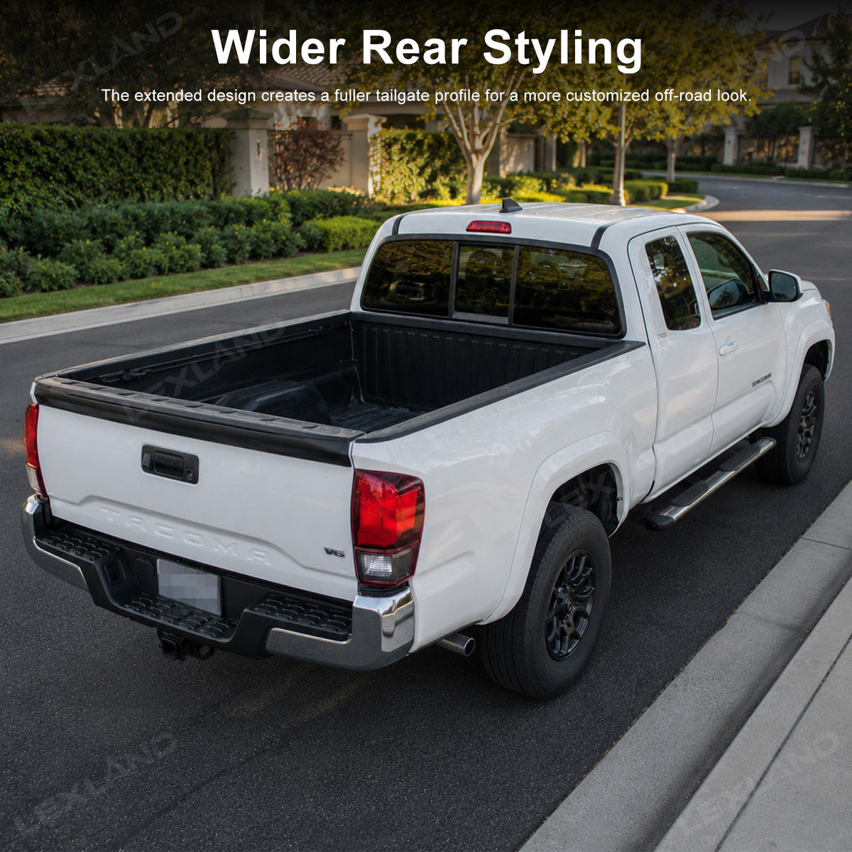 Tacoma Rear Tailgate Trunk Spoiler Wing ABS Rear Trunk Lid Wing for Toyota