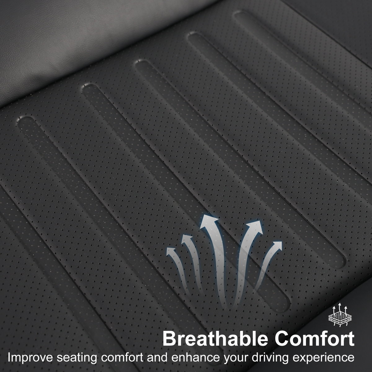 F-150 Seat Covers NAPPA Leather Interior Seat Protector with F-150 Style for Ford