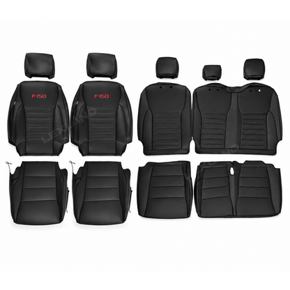 F-150 Seat Covers NAPPA Leather Interior Seat Protector with F-150 Style for Ford