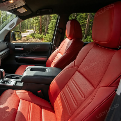 Tundra Seat Covers Embossed Seat Protectors with TRD Letter Style for Toyota