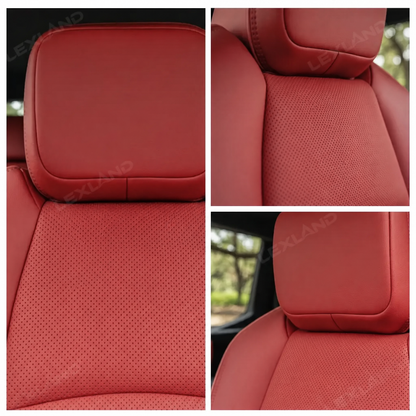 Tacoma /4Runner Seat Covers Full Coverage Embossed Seat Protector with TRD Letter Style for Toyota