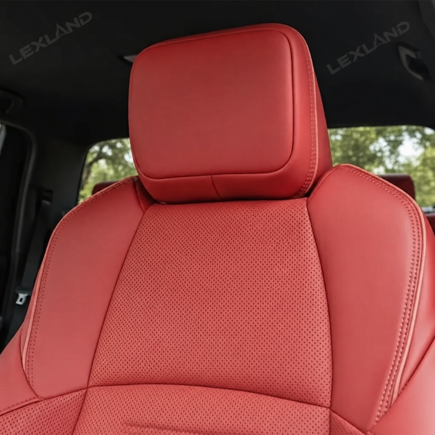 Tacoma /4Runner Seat Covers Full Coverage Embossed Seat Protector with TRD Letter Style for Toyota