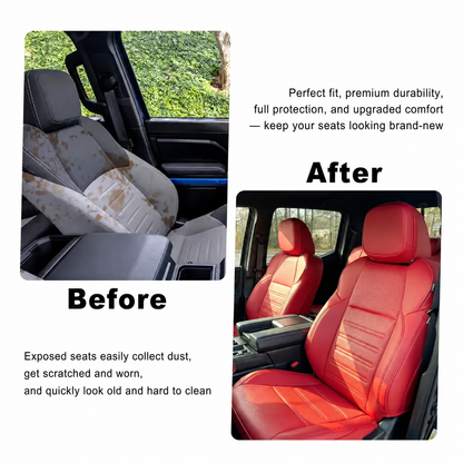 Tundra Seat Covers Embossed Seat Protectors with TRD Letter Style for Toyota