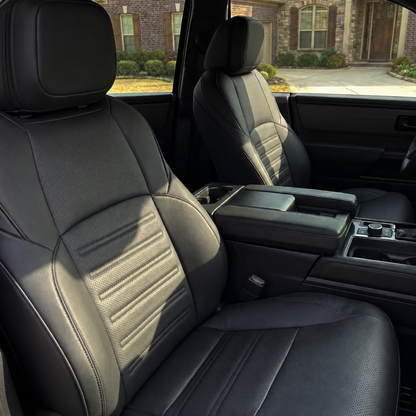 Tundra Seat Covers Embossed Seat Protectors with TRD Letter Style for Toyota