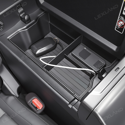 RAV4 Center Console Organizer Tray Anti-Slip ABS Armrest Storage Box for Toyota