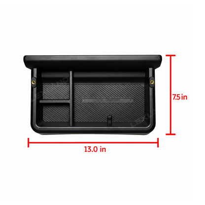 RAV4 Dashboard Storage Box Behind Screen Storage Tray Center Console Organizer for Toyota