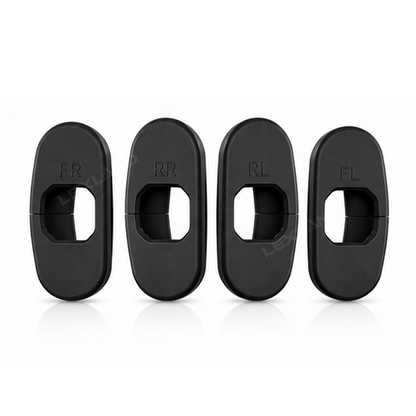 RAV4 Door Lock Covers Silicone Door Latch Striker Cover Dust & Rust Protection Covers 4PCS for Toyota