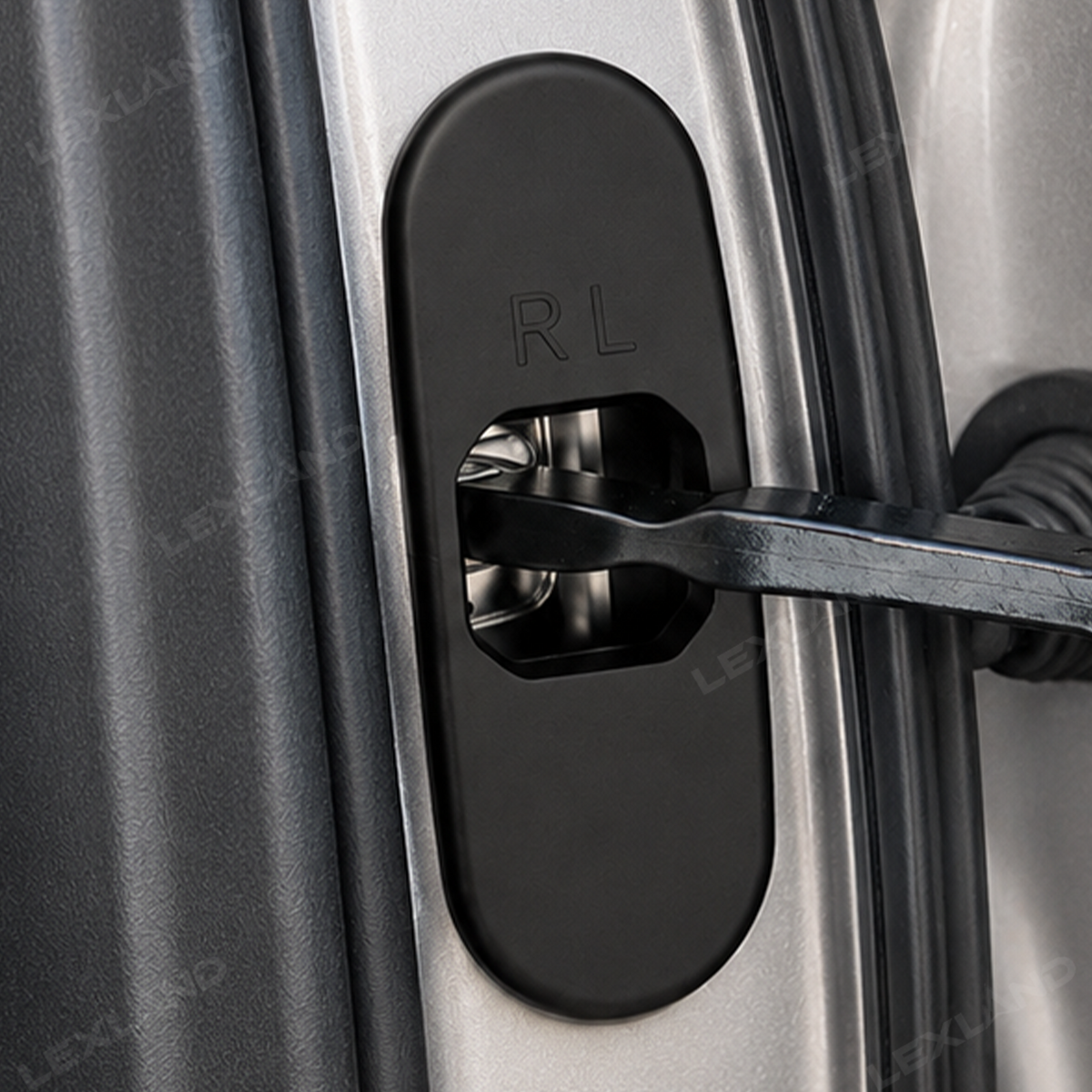 RAV4 Door Lock Covers Silicone Door Latch Striker Cover Dust & Rust Protection Covers 4PCS for Toyota