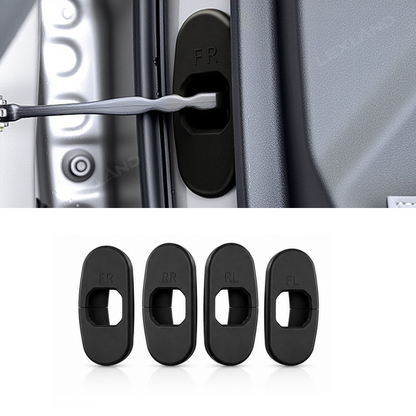 RAV4 Door Lock Covers Silicone Door Latch Striker Cover Dust & Rust Protection Covers 4PCS for Toyota