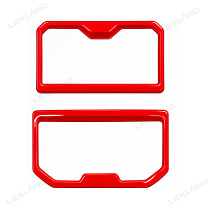 Tacoma Front & Rear Cup Holder Trim ABS Drink Holder Overlay 2PCS for Toyota
