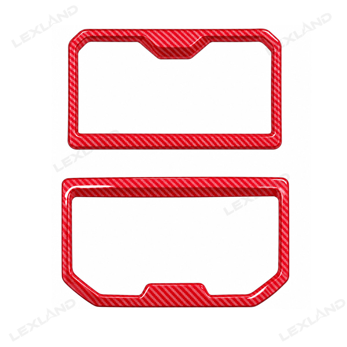 Tacoma Front & Rear Cup Holder Trim ABS Drink Holder Overlay 2PCS for Toyota