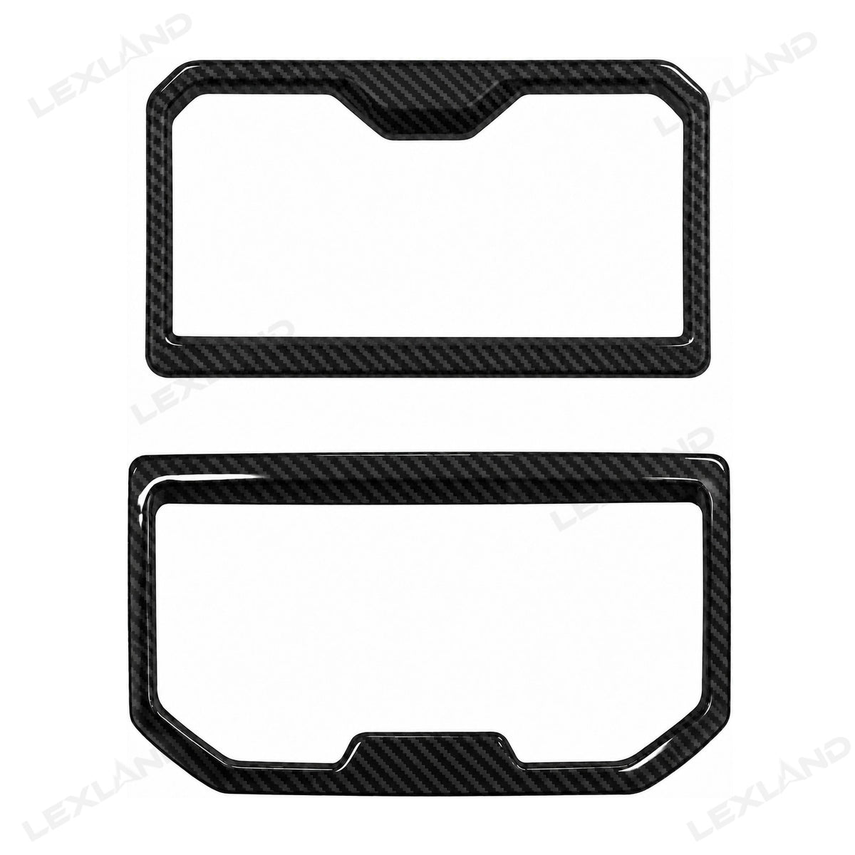 Tacoma Front & Rear Cup Holder Trim ABS Drink Holder Overlay 2PCS for Toyota