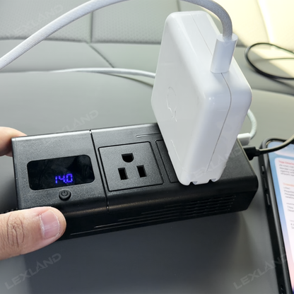 Tacoma 3rd Gen 200W Portable Power Inverter DC 12V to 110V AC Converter with LED Display & Cigarette Lighter Plug