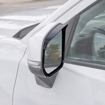 Tacoma/4Runner Side Mirror Rain Guards ABS Side Mirror Rain Deflector Cover Trim 2PCS for Toyota