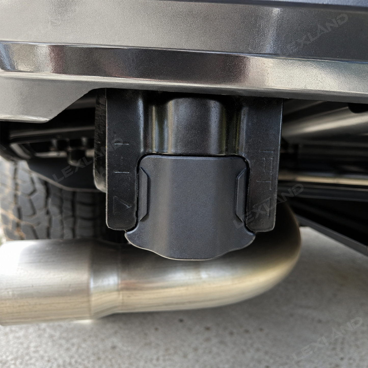 Tacoma Rear Bumper Hitch Crossmember End Caps 2PCS Clip-On Installation for Toyota