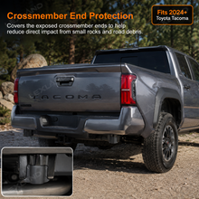 Tacoma Rear Bumper Hitch Crossmember End Caps 2PCS Clip-On Installation for Toyota