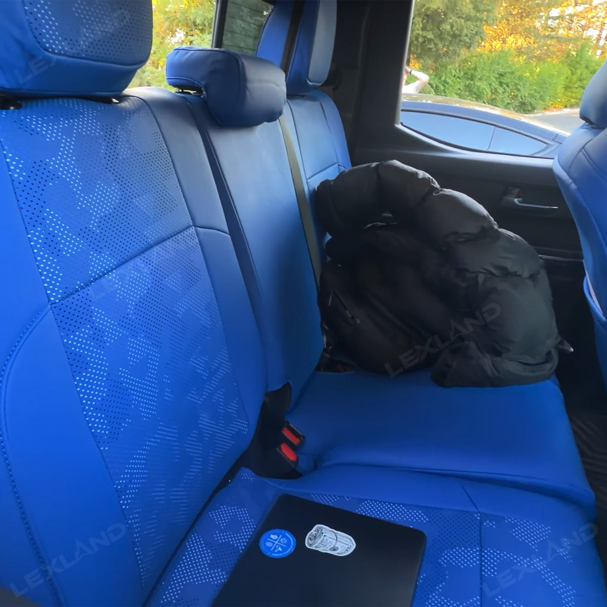 Tacoma Seat Covers Blue Camo Seat Protectors for Toyota