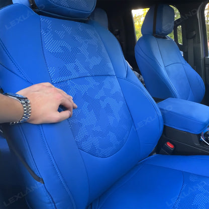 Tacoma Seat Covers Blue Camo Seat Protectors for Toyota