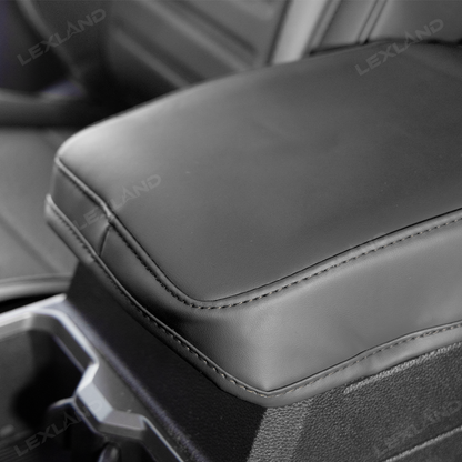 Tacoma /4Runner Seat Covers Embossed Nappa Leather Seat Protectors with TRD Style for Toyota